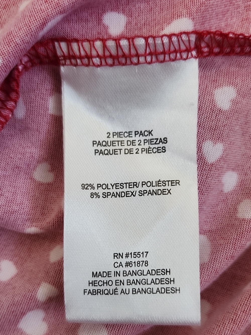 NWT Set of 2 Picapino Baby Girls Holiday Christmas Heart Dresses Size 6 - Picture 10 of 12